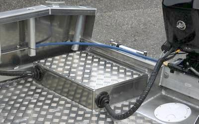 Kabelbox und-kanal für Motorkabel Kabelbox und-kanal für Motorkabel